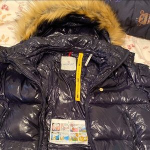 Moncler coat size small in men